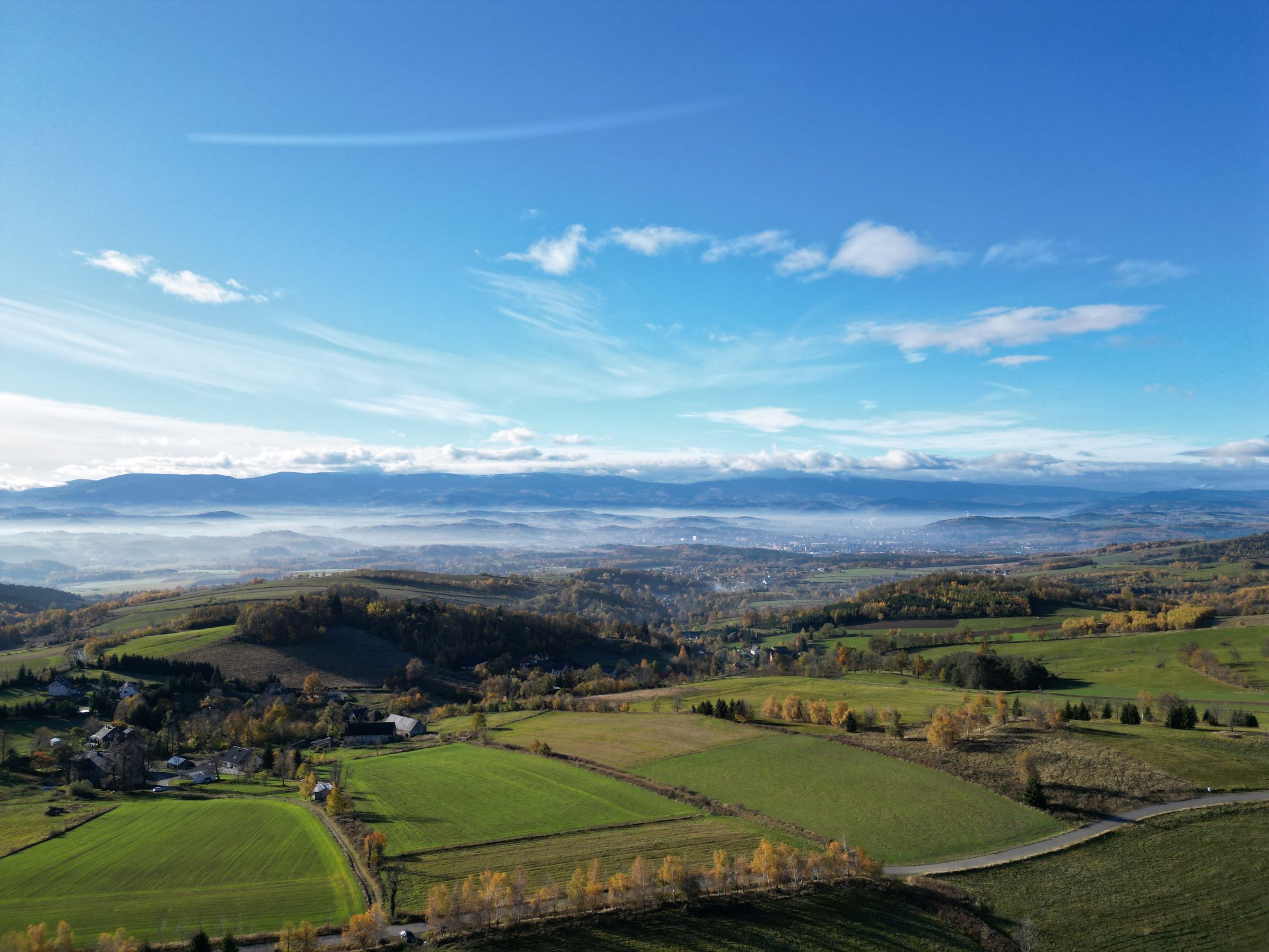 Widok z Apikrainy na Karkononsze